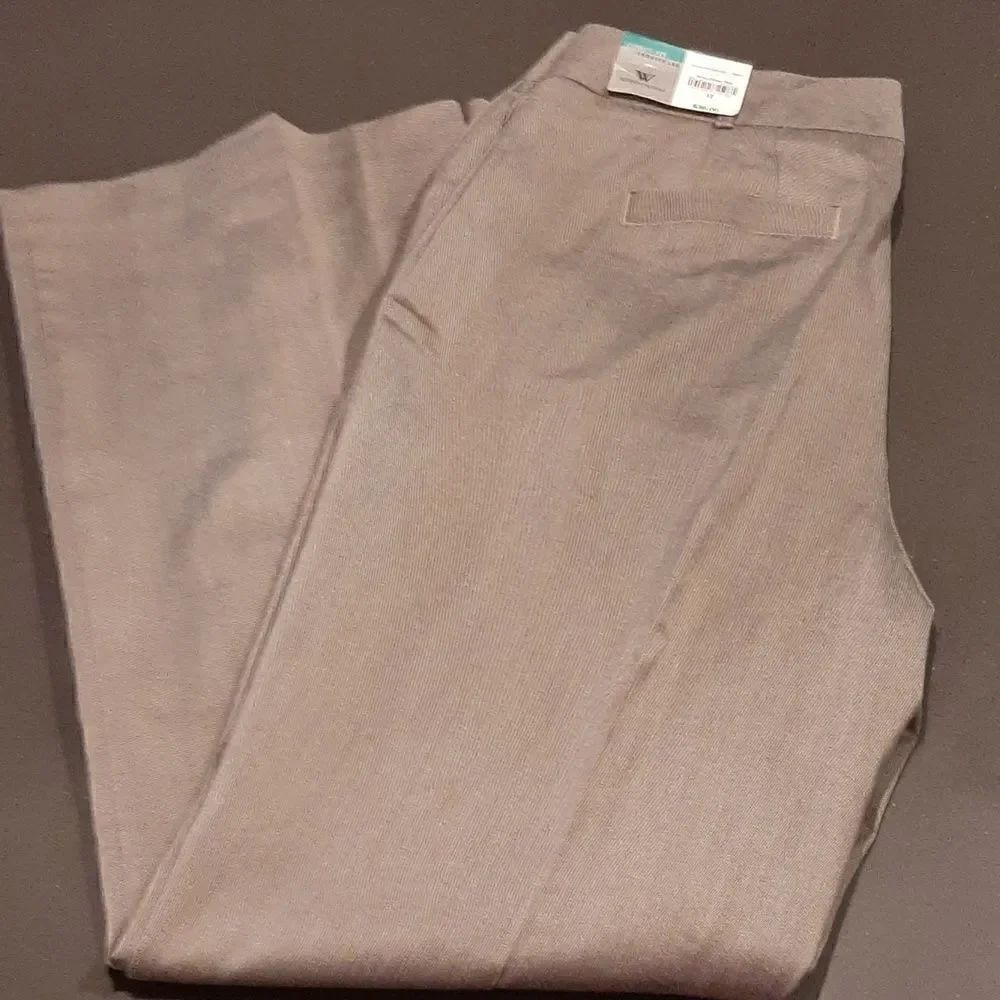 Worthington sz 12 curvey fit trouser leg NWT ladies pants